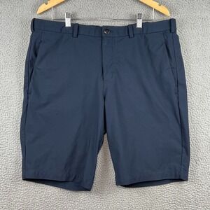 Lululemon Shorts Mens Navy Blue Chino Lightweight Stretch Classic Casual Men